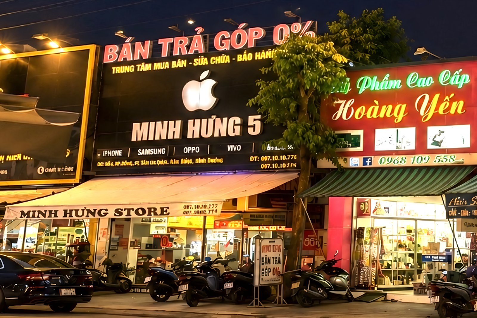 Mặt tiền Minh Hưng 5 Store